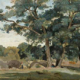 Abbildung von Jean-Baptiste Camille Corot. Fontainebleau - zur Schlucht von Apprémont, um 1830