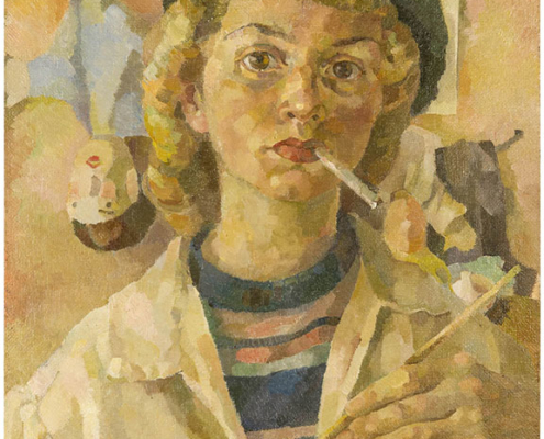 Abbildung von Ruth Baumgarte. Frühes Selbstbildnis, um 1947