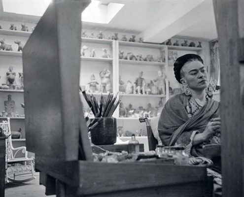 Abbildung von Frida Kahlo. Mexico City. 1954. © Werner Bischof/Magnum Photos