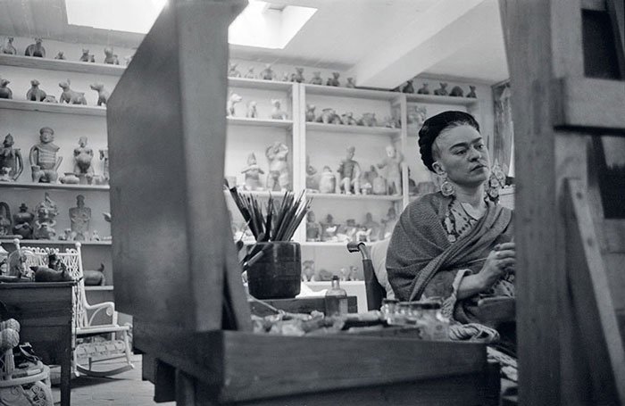 Abbildung von Frida Kahlo. Mexico City. 1954. © Werner Bischof/Magnum Photos
