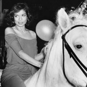 Abbildung von Bianca Jagger Celebrating her Birthday. 1977