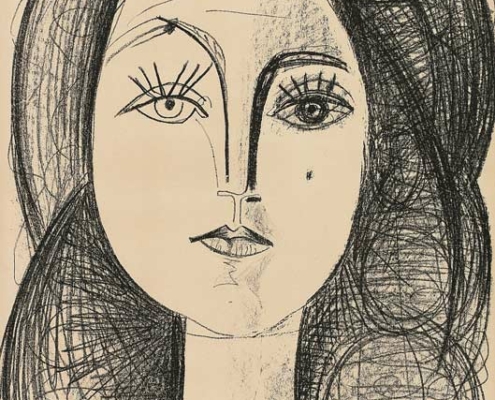 Abbildung von Pablo Picasso. Françoise. 1946