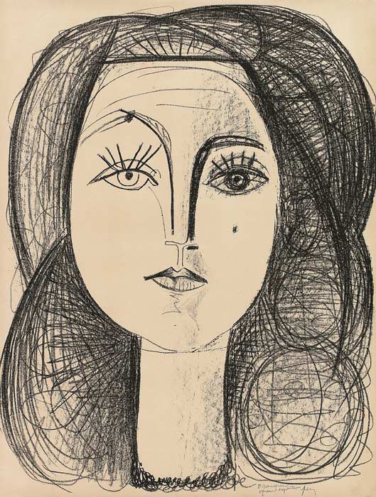 Abbildung von Pablo Picasso. Françoise. 1946