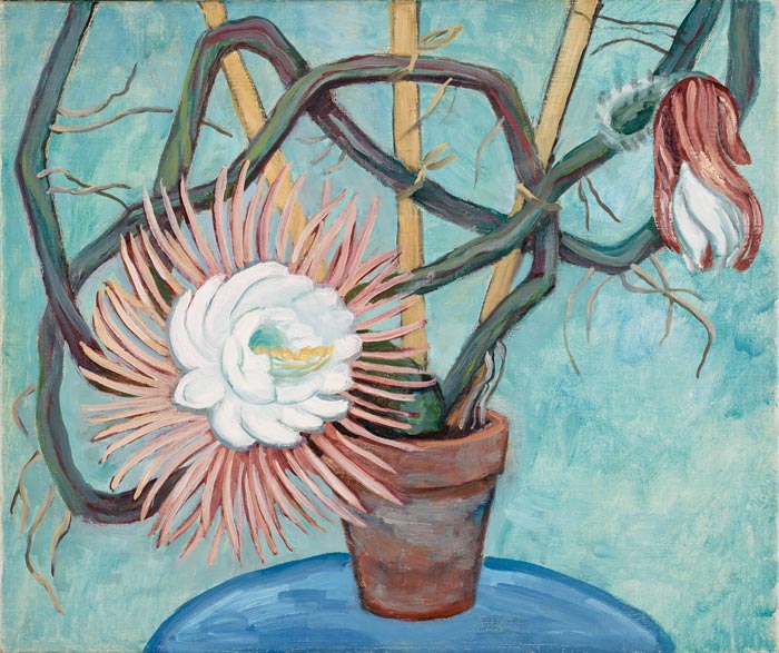 Abbildung von Gabriele Münter. Exotische Pflanze. 1941