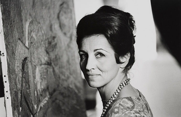 Abbildung von Françoise Gilot. Fotografie von Ulrich Mack. 1965