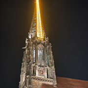 Abbildung von Billi Thanner. Himmelsleiter. 2022. Lambertikirche Münster