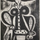 Abbildung von Pablo Picasso. Femme au fauteuil (d'après le noir). Lithografie vom 11.12.1948