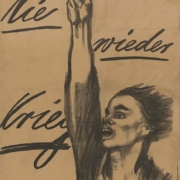 Abbildung von Käthe Kollwitz. Nie wieder Krieg 1924
