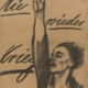 Abbildung von Käthe Kollwitz. Nie wieder Krieg 1924