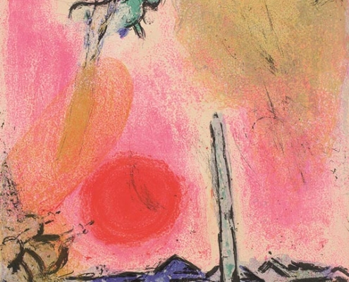 Marc Chagall. Place de la Concorde (Ansichten von Paris). 1960