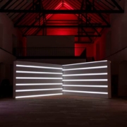 Abbildung von Tim Roßberg. Cosmic Depth. 2020. Ausstellungsansicht Kloster Gravenhorst 2020