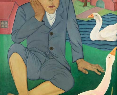 Abbildung von Josef Wedewer. Gänsejunge 1925
