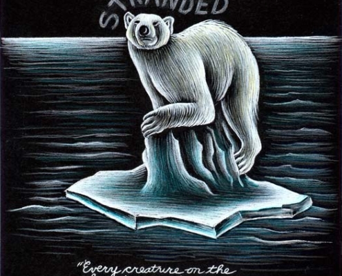Abbildung von Judy Chicago. Study for Stranded. 2013