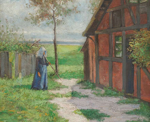 Abbildung von Helene Heegewaldt. Frühlingstag. um 1900