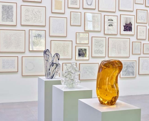 Abbildung von Tony Cragg. Glasskulpturen und Zeichnungen