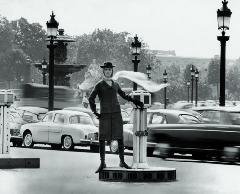 F. C. Gundlach. Modell Pierre Cardin 1963 Abbildung von F. C. Gundlach. Modell Pierre Cardin 1963