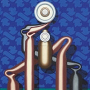 Abbildung von Konrad Klapheck. Der Stammhalter. 1964