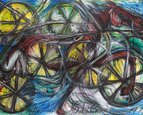 02.11.25–22.02.26<br>WADERSLOH | Museum Abtei Liesborn: Antonius Höckelmann Abbildung von Antonius Höckelmann. Großer Sulky. 1991