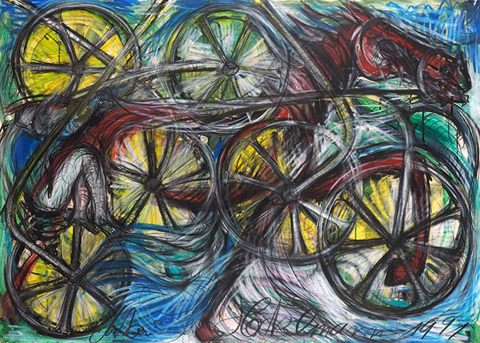 02.11.25–22.02.26<br>WADERSLOH | Museum Abtei Liesborn: Antonius Höckelmann Abbildung von Antonius Höckelmann. Großer Sulky. 1991