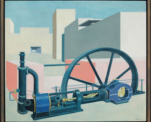 22.03.–30.08.26<br>WUPPERTAL | Von der Heydt-Museum: Carl Grossberg Abbildung von Carl Grossberg. Komposition mit Turbine. 1929