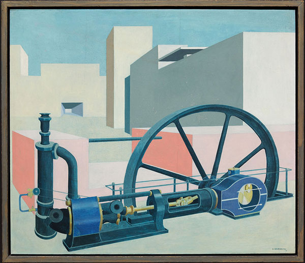22.03.–30.08.26<br>WUPPERTAL | Von der Heydt-Museum: Carl Grossberg Abbildung von Carl Grossberg. Komposition mit Turbine. 1929