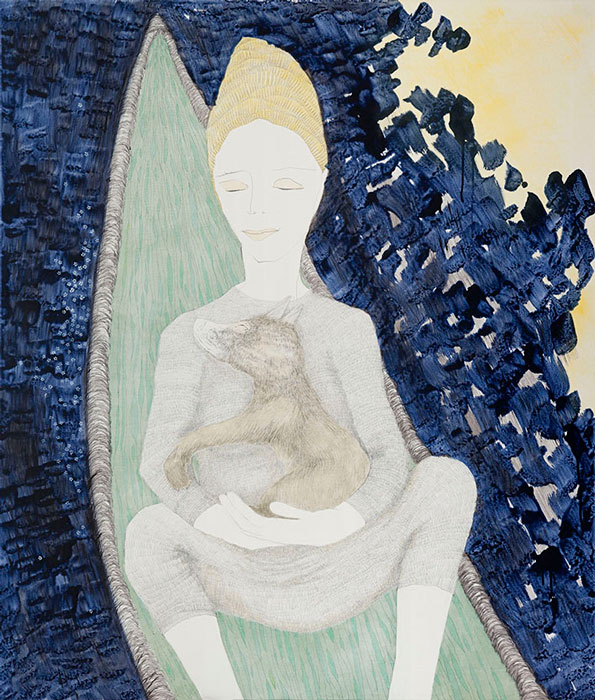 16.11.25–15.02.26<br>RHEINE | Kloster Bentlage: Sabine Klupsch und Simone Jänke Abbildung von Simone Jänke. Im Boot