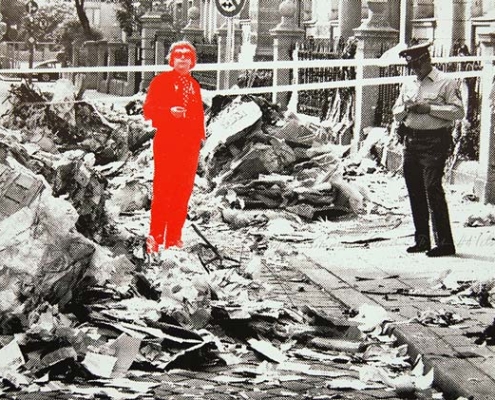 HA Schult. Situation Schackstraße. 1969/1970 Abbildung von HA Schult. Situation Schackstraße. 1969/1970