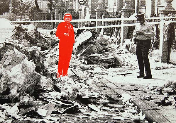 HA Schult. Situation Schackstraße. 1969/1970 Abbildung von HA Schult. Situation Schackstraße. 1969/1970