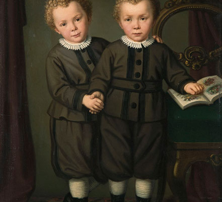 08.05.–20.09.26<br>Stadtmuseum Münster: Münsters Malerinnen Abbildung von Marianne Wagener. Zwillinge. 1873