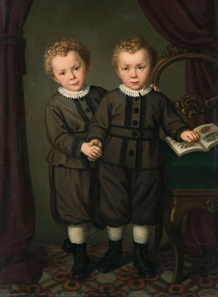 08.05.–20.09.26<br>Stadtmuseum Münster: Münsters Malerinnen Abbildung von Marianne Wagener. Zwillinge. 1873