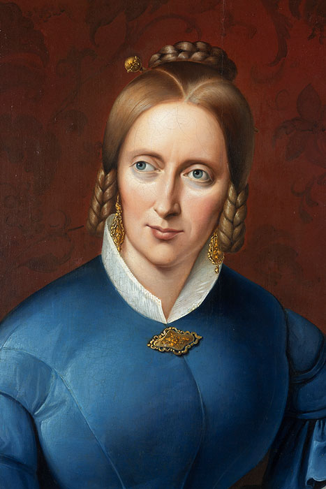 ab 02.07.26<br>Haus Rüschhaus: Droste-Welten Abbildung von Johann Joseph Sprick. Porträt der Dichterin Annette von Droste-Hülshoff