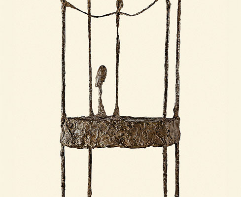 11.07.–25.10.26<br>Picassomuseum: Pariser Moderne aus der Sammlung Klewan Abbildung von Alberto Giacometti. Der Käfig. 1950. Sammlung Klewan © Succession Alberto Giacometti ADAGP, Paris, 2026