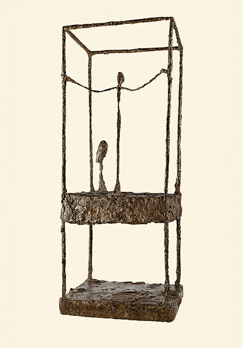 11.07.–25.10.26<br>Picassomuseum: Pariser Moderne aus der Sammlung Klewan Abbildung von Alberto Giacometti. Der Käfig. 1950. Sammlung Klewan © Succession Alberto Giacometti ADAGP, Paris, 2026