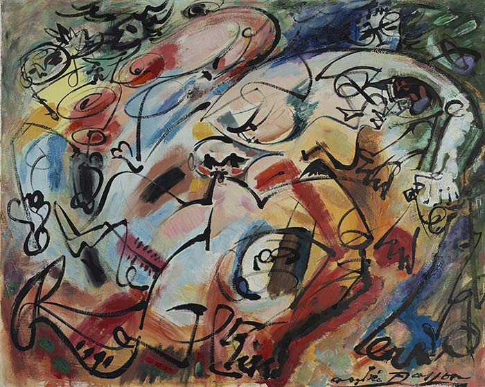 André Masson. Wildgruppe. 1962. Sammlung Klewan © VG Bild-Kunst, Bonn 2026 Abbildung von André Masson. Wildgruppe. 1962. Sammlung Klewan © VG Bild-Kunst, Bonn 2026